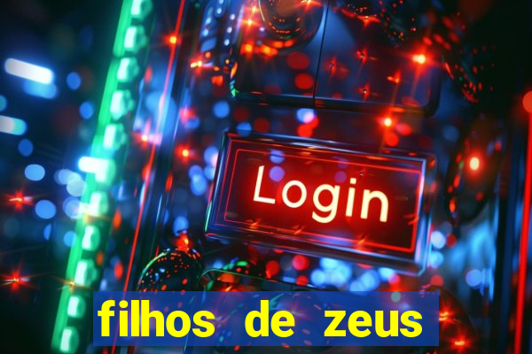 filhos de zeus mitologia grega